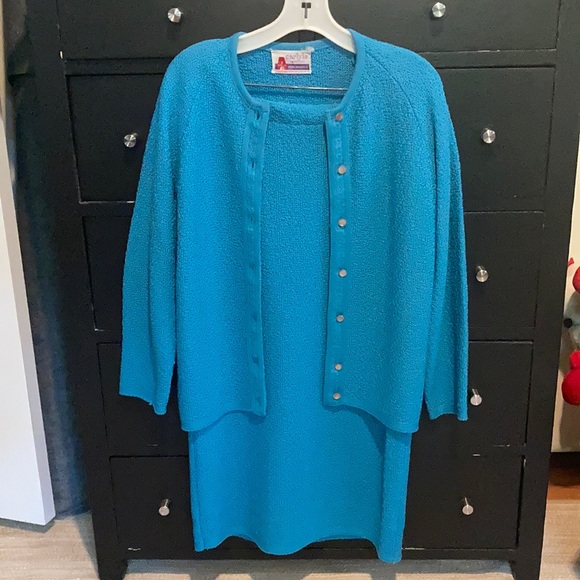 Vintage Boucle Sweater Suit Set size 4 - Picture 1 of 8